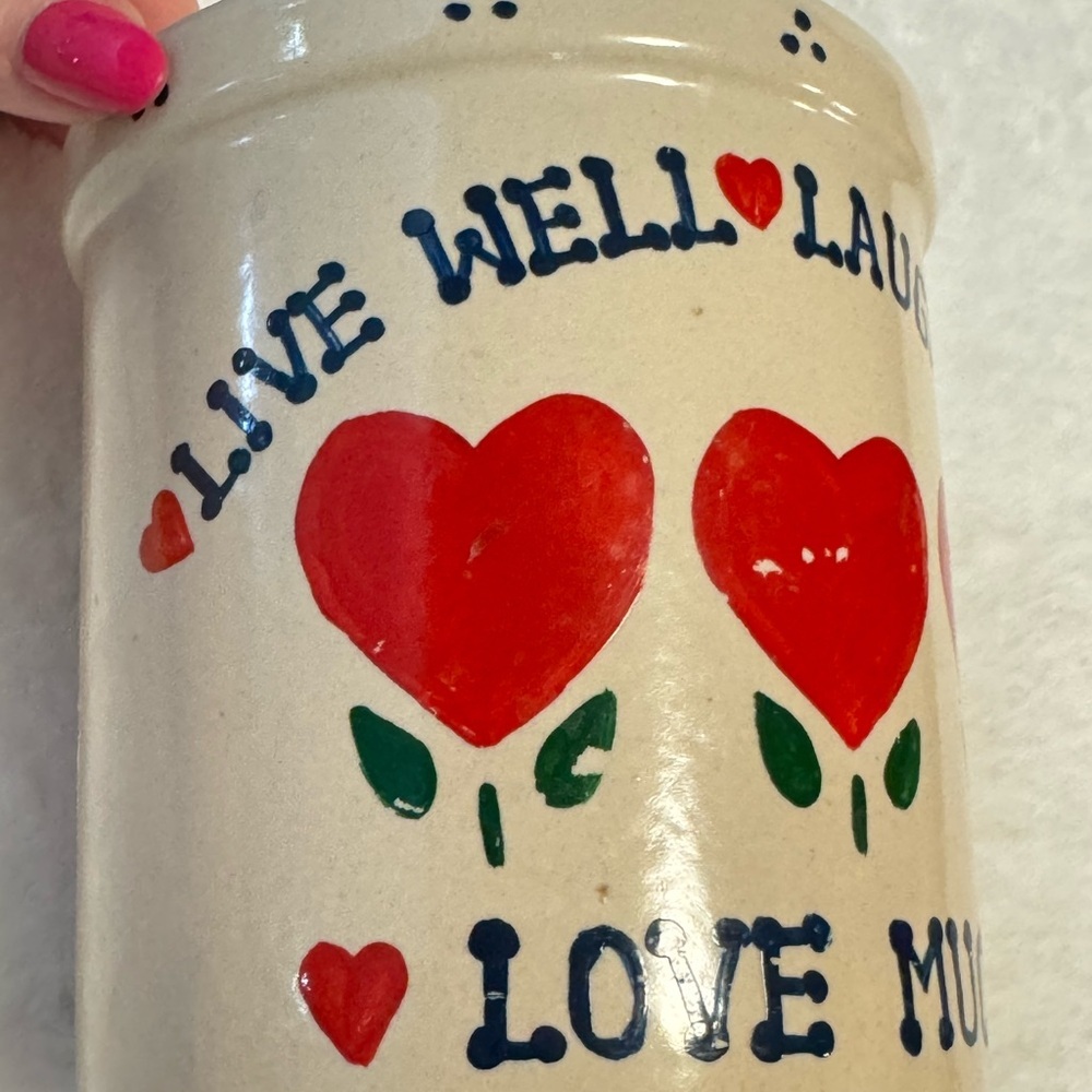 Vintage Robinson Ransbottom Pottery Crock Roseville Ohio USA Stoneware Ceramic - Picture 3 of 12
